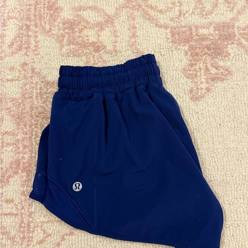 lululemon athletica Women's Larkspur Blue Athletic Shorts - Picture 5 of 5